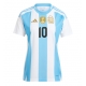 Argentina Lionel Messi #10 Echipament de Fotbal Replică Copa America 2024 Femei Acasa